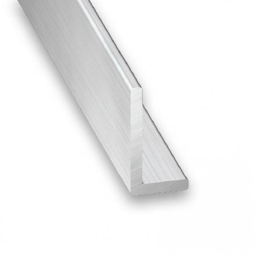 Raw Aluminium Unequal Angle 10mm x 25mm x 2m